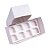 Caixa Transporte Com Berço Para 8 Cupcakes - Branco - 34x16x10cm - 5 unidades - Rizzo - Imagem 1