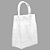 Sacola Transparente Botão Branco - 20x19x8cm - 1 unidades - Rizzo - Imagem 3