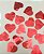 Confete Coração Vermelho Metalizado para Balão - Estilo e Festas Rizzo Festas - Imagem 1