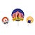 Kit Topo de Bolo - Circo - 3 itens - 17x10cm - 1 unidade - Rizzo - Imagem 1