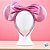 Tiara Minnie Laço Rosa Glitter - 1 unidade - Disney Original - Rizzo - Imagem 1