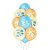 Balão de Festa Decorado Looney Tunes Baby 9" 23cm - 25 unidades - Rizzo - Imagem 1