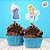 Pick Decorativo para Doces - Cinderela - 8 unidades - Disney Original - Rizzo - Imagem 1