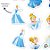 Mini Personagens Decorativos - Cinderela - 12 unidades - Disney Original - Rizzo - Imagem 2