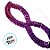 Máscara de Carnaval Infantil De Lantejoula - Roxo Escuro - 1 unidade - Rizzo - Imagem 2