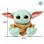 Pelúcia Grogu Big Feet - Star Wars - 45cm  - 1 unidade - Disney Original - Rizzo - Imagem 3