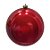 Bola De Natal Grande - Vermelha - 25cm - 1 unidade - Rizzo - Imagem 1