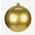 Bola De Natal Grande - Dourada - 25cm - 1 unidade - Rizzo - Imagem 1