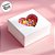 Caixa Para Doces Com Visor De Coração - Vermelha - 14x14x4cm - 10 unidades - Assk - Rizzo - Imagem 3