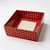 Caixa Pvc Lembrancinha N°4 Base Vermelha Com Bolinhas Brancas - 8,5x8,5x3,5cm - 10 unidades - Assk - Rizzo - Imagem 1