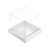 Caixa Para Mini Bolo Base Branca M - 10x10x10cm - 8 unidades - CAC - Rizzo - Imagem 1
