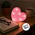 Luminária de Coração Rosa com LED - 16x16cm - 1 unidade - Rizzo - Imagem 3