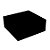 Caixa de Papel Rígido Quadrada Preta Com Imã - 1 unidade - Cromus - Rizzo - Imagem 2