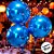 Balão de Festa Metalizado 60" 150cm - Órbita 4D Azul - 1 unidade - Rizzo - Imagem 3