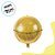 Balão de Festa Metalizado 60" 150cm - Órbita 4D Dourado - 1 unidade - Rizzo - Imagem 2