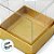 Caixa Mini Bolo PP (4x4x4cm) Ouro - 10 unidades - Assk - Rizzo - Imagem 2