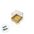 Caixa Mini Bolo PP (4x4x4cm) Ouro - 10 unidades - Assk - Rizzo - Imagem 3
