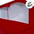 Caixa 4 Doces com Visor De Coração (7x7x3cm) Vermelho - 10 unidades - Assk - Rizzo - Imagem 2