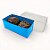 Caixa 2 Doces Retangular Tampa Transparente - Azul Claro - 8x4x3cm - 20 unidades - CAC - Rizzo - Imagem 1