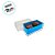 Caixa 2 Doces Retangular Tampa Transparente - Azul Claro - 8x4x3cm - 20 unidades - CAC - Rizzo - Imagem 3