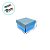Caixa Azul Quadrada Com Glitter - 6x6x4cm - 10 unidades - Rizzo - Imagem 2