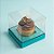 Caixa Para Mini Bolo G Pvc Base Azul Claro - 8x8x8cm - 10 unidades - Assk - Rizzo - Imagem 1
