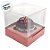 Caixa Para Mini Bolo G Pvc Base Azul com Bolinhas Marrons - 8x8x8cm - 10 unidades - Assk - Rizzo - Imagem 3