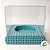 Caixa Para Mini Bolo G Pvc Base Azul com Bolinhas Marrons - 8x8x8cm - 10 unidades - Assk - Rizzo - Imagem 2