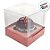 Caixa Para Mini Bolo M Pvc Base Rosa com Bolinhas Brancas - 7x7x7cm - 10 unidades - Assk - Rizzo - Imagem 3