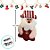 Enfeite Para Pendurar de Natal - Papai Noel Artesanal - Chapéu Listrado Vermelho e Branco - 14,5x8cm - 1 unidade - Rizzo - Imagem 4