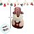 Enfeite Para Pendurar de Natal - Papai Noel Artesanal - Vermelho Branco - 14,5x8cm - 1 unidade - Rizzo - Imagem 3