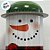 Lata De Metal De Natal - Boneco de Neve Cachecol - 5,5x11cm - 1 unidade - Rizzo - Imagem 2