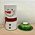 Lata De Metal De Natal - Boneco de Neve Cachecol - 5,5x11cm - 1 unidade - Rizzo - Imagem 3