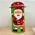 Lata De Metal De Natal - Papai Noel Acenando - 5,5x11cm - 1 unidade - Rizzo - Imagem 1