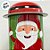 Lata De Metal De Natal - Papai Noel Acenando - 5,5x11cm - 1 unidade - Rizzo - Imagem 2