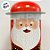 Lata De Metal De Natal - Papai Noel Costura Pinheiros e Nevando - 5,5x11cm - 1 unidade - Rizzo - Imagem 2