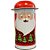 Lata De Metal De Natal - Papai Noel Costura Pinheiros e Nevando - 5,5x11cm - 1 unidade - Rizzo - Imagem 7