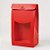 Sacola De Papel Para Presente com Visor G - Vermelho - 12x23x6cm - 10 unidades - Assk - Rizzo - Imagem 1