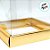 Caixa Para Bolo Pvc Base Ouro Texturizada - 20x20x20cm - 1 unidade - Assk - Rizzo - Imagem 2