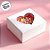 Caixa Para Doces Com Visor De Coração - Vermelha Texturizada - 14x14x4cm - 10 unidades - Assk - Rizzo - Imagem 4