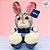 Pelúcia Judy Big Feet - Zootopia - 30cm - 1 unidade - Disney Original - Rizzo - Imagem 1