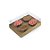 Caixa Degustação Para Quatro Mini Ovos De 50g - Kraft - 15,8x10,6x6cm - 6 unidades - Cromus - Rizzo - Imagem 1