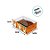 Caixa Para Meio Ovo 350g Com Colher - Coelhinho Sai Da Toca Laranja Basic - 16x10x21cm - 6 unidades - Cromus - Rizzo - Imagem 2