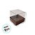 Caixa Mini Bolo P (5x5x5cm) Marrom com Bolinhas Rosas - 10 unidades - Assk - Rizzo - Imagem 3