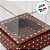 Caixa Mini Bolo P (5x5x5cm) Vinho com Bolinhas Brancas - 10 unidades - Assk - Rizzo - Imagem 2