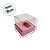 Caixa Mini Bolo P (5x5x5cm) Rosa com Bolinhas Brancas - 10 unidades - Assk - Rizzo - Imagem 3