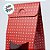 Sacola Para Lembrancinha P com Visor - Vermelho com Bolinhas Brancas - 7,5x19x6cm - 10 unidades - Assk - Rizzo - Imagem 2