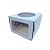 Caixa Bolo Duplo Visor - Branca - 36,5x36,5x20cm - 1 unidade - Rizzo - Imagem 1