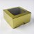 Caixa 4 Doces com Visor VC8 (8x8x4cm) Ouro - 20 unidades - Rizzo - Rizzo - Imagem 1