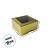 Caixa 4 Doces com Visor VC8 (8x8x4cm) Ouro - 20 unidades - Rizzo - Rizzo - Imagem 3